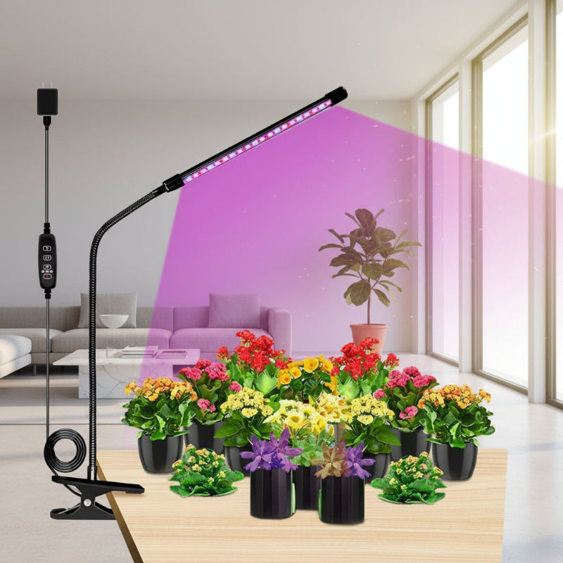 Greenhaus Gardening Clip Grow Light for Indoor Plants with 60 LEDs