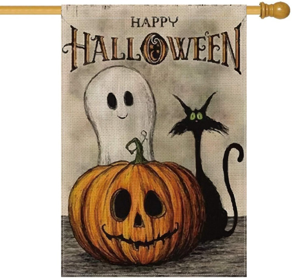 Greenhaus Gardening Halloween Vertical Garden Flag for Outdoor Décor