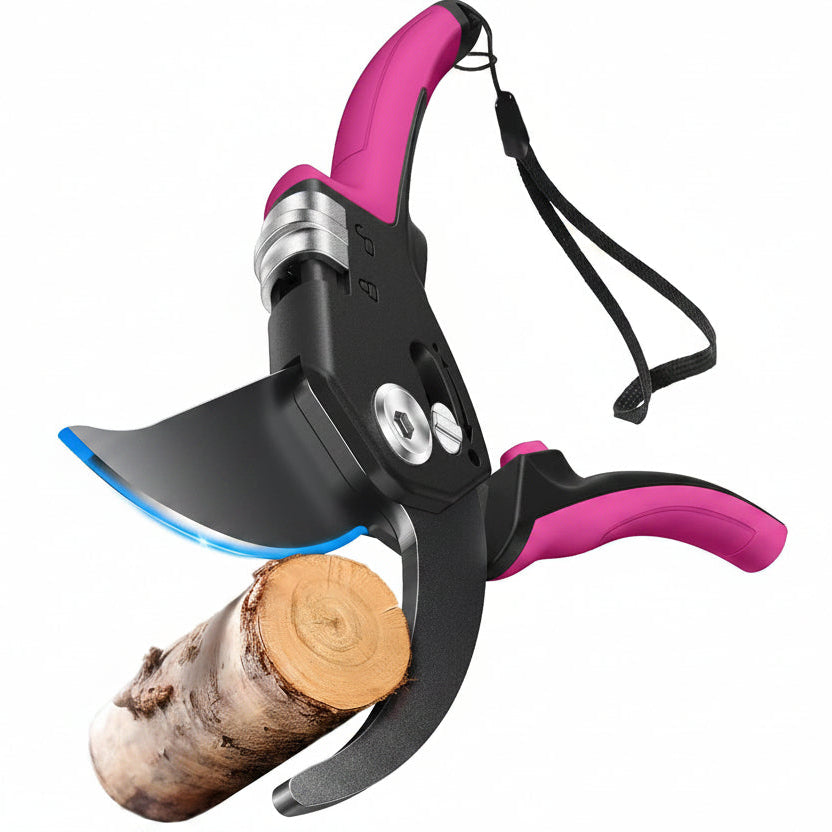 Greenhaus Gardening Premium SK5 Titanium Bypass Pruning Shears with Adjustable Handle Opening