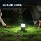 Greenhaus Gardening Emergency Camping Lantern with 360° Illumination