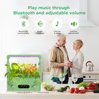 Greenhaus Gardening Hydroponic Herb Growing Kit with Built-In Bluetooth Audio