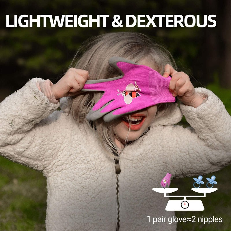 Greenhaus Gardening Lightweight Gardening Gloves for Kids