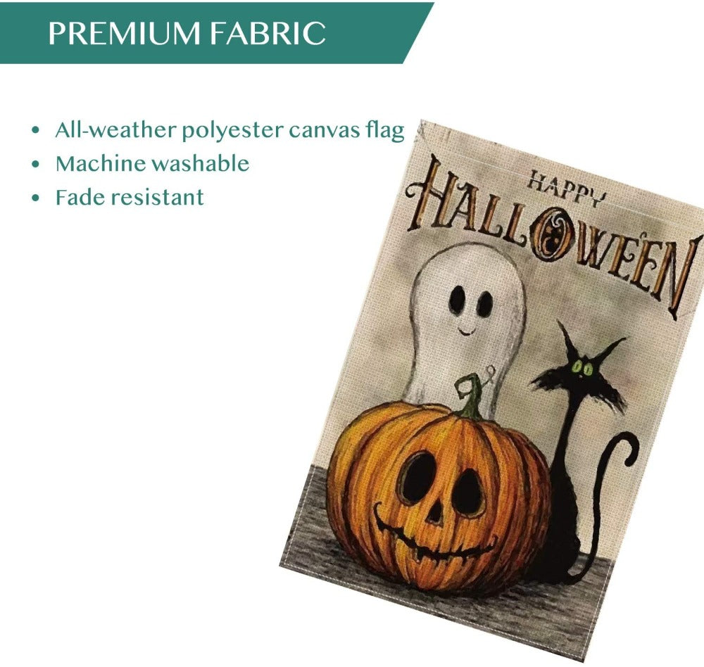 Greenhaus Gardening Halloween Vertical Garden Flag for Outdoor Décor