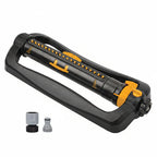 Greenhaus Gardening 3-Way Adjustable Oscillating Sprinkler for Lawns & Gardens up to 4,500 Sq Ft