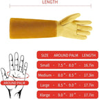 Greenhaus Gardening Elbow-Length Gardening Gloves for Yard Work