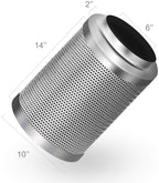 Greenhaus Gardening Air Carbon Filter 6-Inch with 400 CFM Airflow