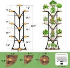 Greenhaus Gardening Plant Stand with Adjustable Grow Lights
