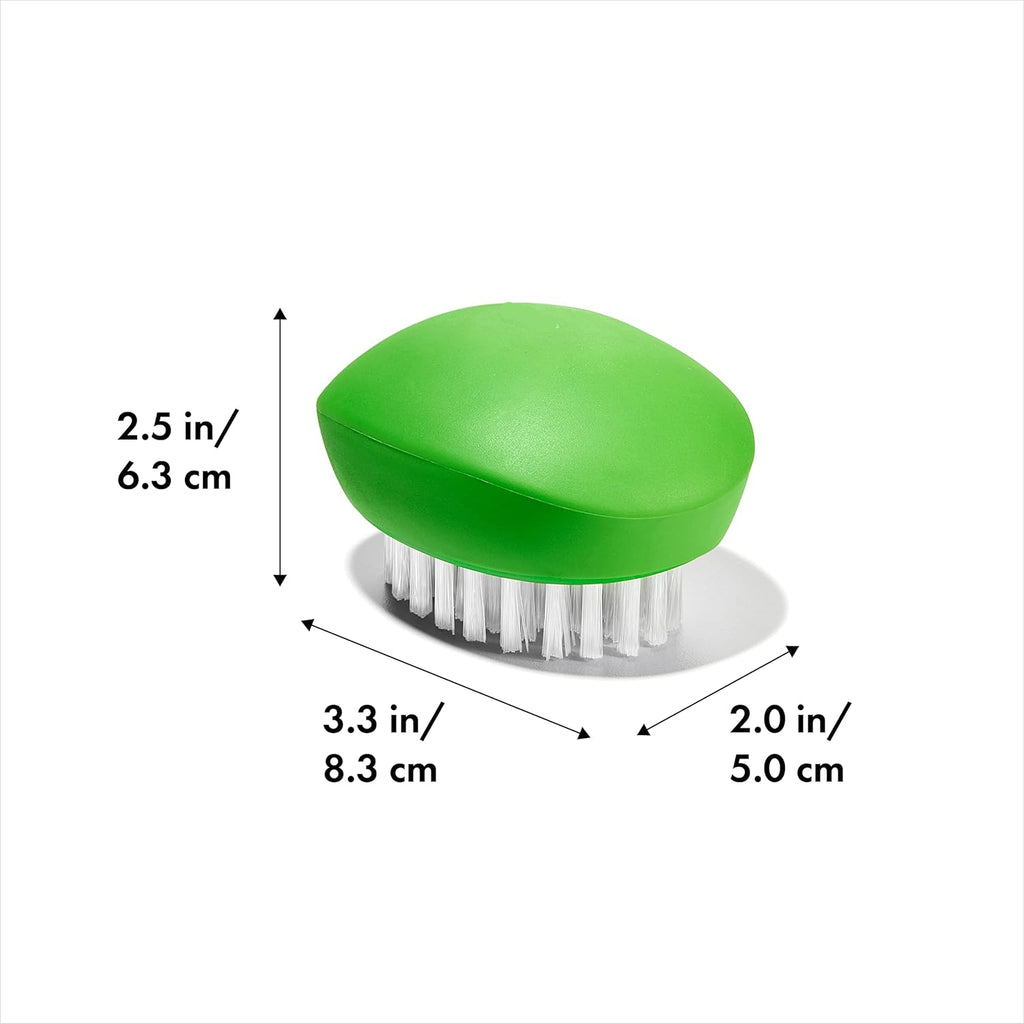 Greenhaus Gardening Flexible Vegetable Brush for Potatoes, Carrots and Root Vegetables
