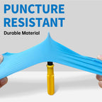 Greenhaus Gardening 4 Mil Blue Nitrile Disposable Gloves for Medical & Food Handling