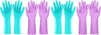 Greenhaus Gardening Reusable Cleaning Gloves, Latex-Free with Cotton Lining, 2 Pairs
