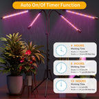 Greenhaus Gardening Full Spectrum Grow Light with Adjustable Tripod Stand