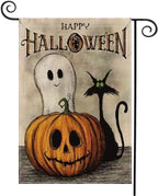 Greenhaus Gardening Halloween Vertical Garden Flag for Outdoor Décor