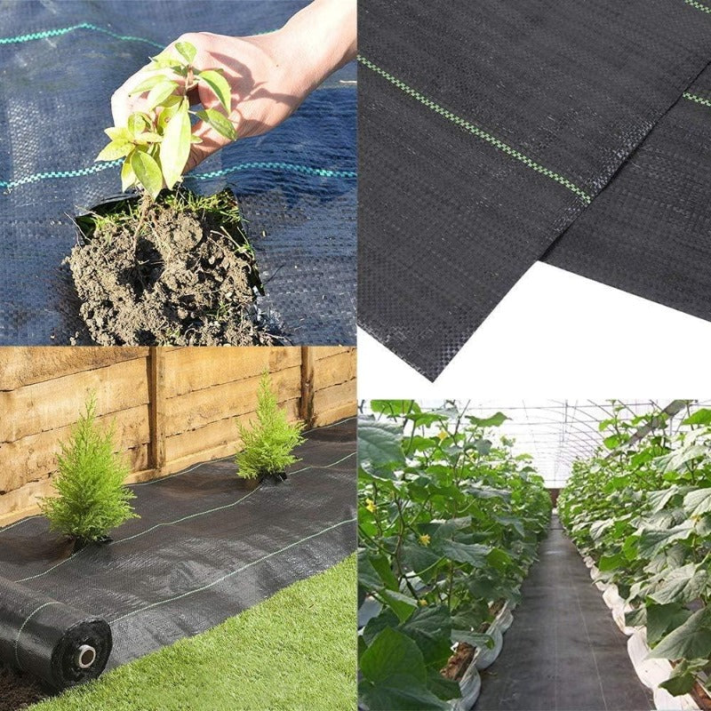 Greenhaus Gardening Breathable Landscape Fabric for Weed Suppression