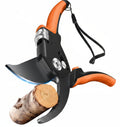 Greenhaus Gardening Premium SK5 Titanium Bypass Pruning Shears with Adjustable Handle Opening