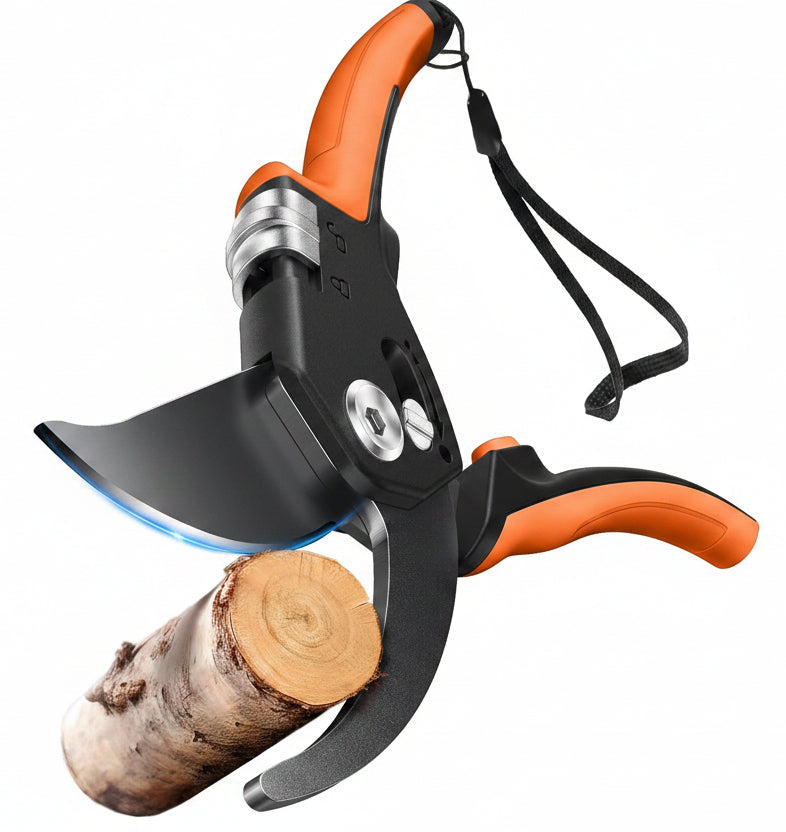 Greenhaus Gardening Premium SK5 Titanium Bypass Pruning Shears with Adjustable Handle Opening