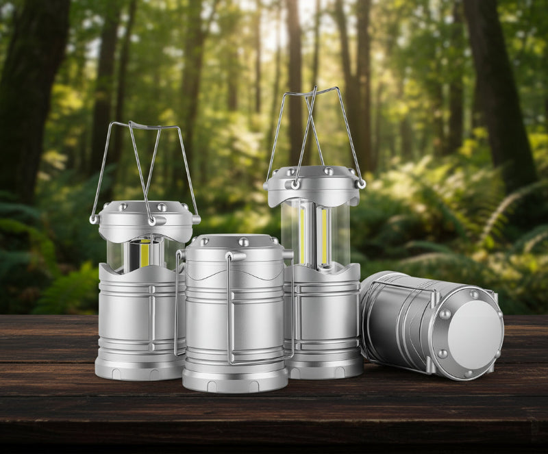 Greenhaus Gardening Water-Resistant LED Lantern for Camping and Emergencies
