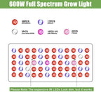 Greenhaus Gardening Full Spectrum Indoor Grow Light with Humidity Monitor