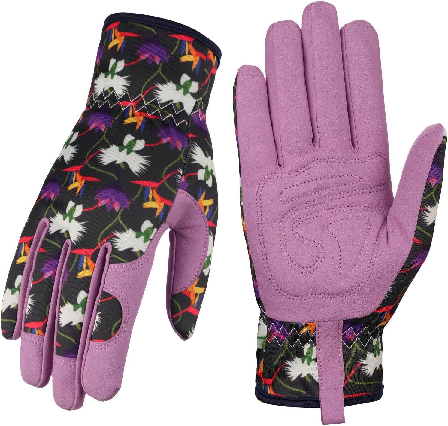 Greenhaus Gardening Women's Leather Gardening Gloves for Planting, Pruning & Weeding