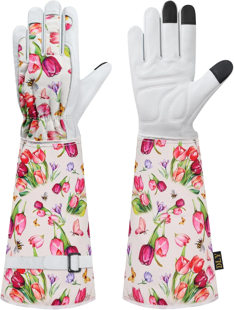 Greenhaus Gardening Heavy-Duty Gardening Gloves for Plant Care and Pruning