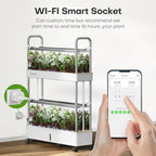 Greenhaus Gardening Indoor Hydroponic Garden with 32L Water Reservoir