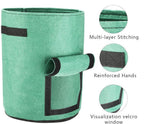 Greenhaus Gardening Fabric Garden Grow Bags Mix for Vegetables and Herbs