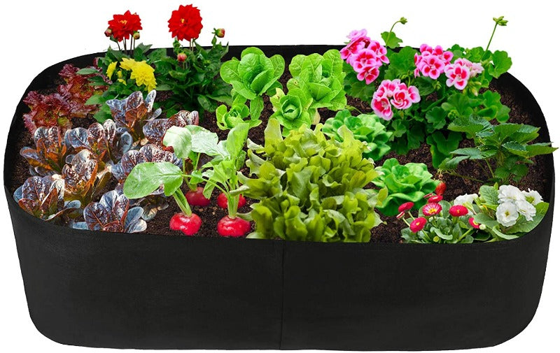Greenhaus Gardening Breathable Non-Woven Raised Bed for Small Spaces