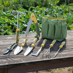 Greenhaus Gardening Garden Tools Set with Kneeling Pad and Gloves