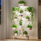 Greenhaus Gardening Indoor Plant Stand with Grow Lights
