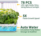 Greenhaus Gardening 14-Pod Hydroponic Herb Garden with Smart WiFi Features