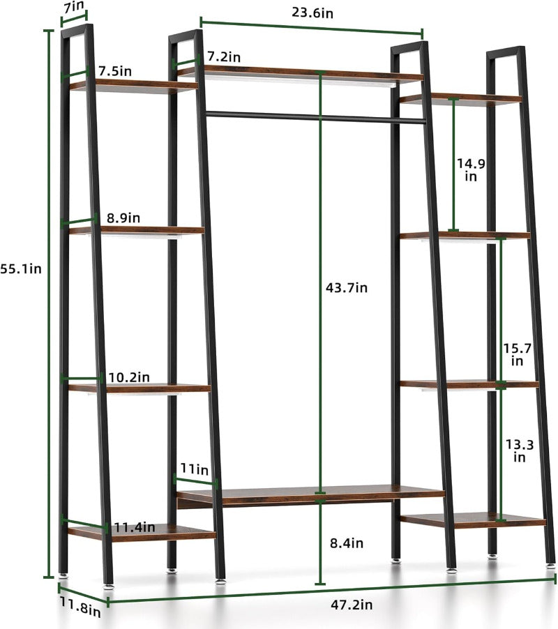 Greenhaus Gardening Plant Stand with Adjustable Grow Lights