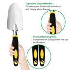GreenHaus Gardening 4-Piece Gardening Tool Set