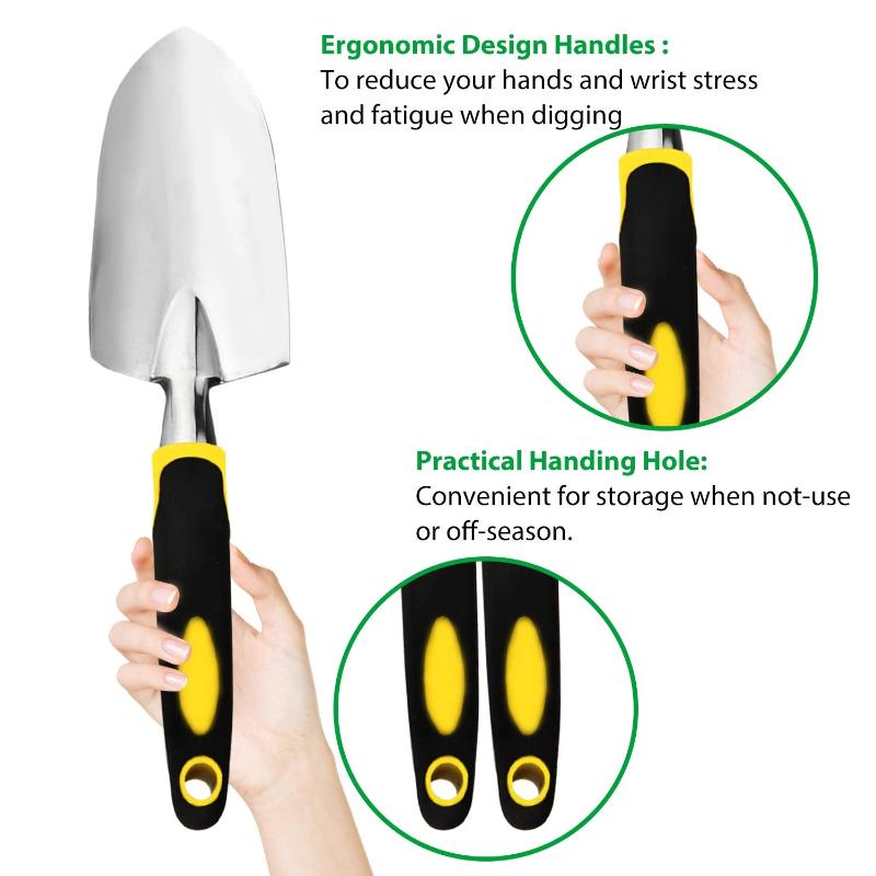 GreenHaus Gardening 4-Piece Gardening Tool Set