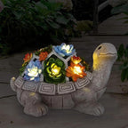 Greenhaus Gardening Solar Garden Statue with LED Light