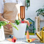 Greenhaus Gardening Terracotta Self-Watering Stakes for Houseplants and Gardens