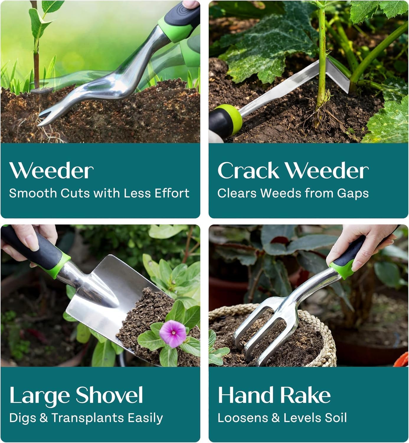 Greenhaus Gardening Gardening Gift Set with Floral Tote & Hand Tools