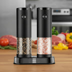 Greenhaus Gardening One-Touch Salt and Pepper Grinder Set
