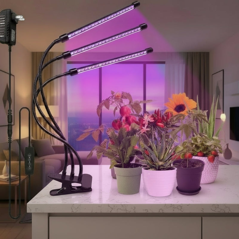 Greenhaus Gardening Clip Grow Light for Indoor Plants with 60 LEDs