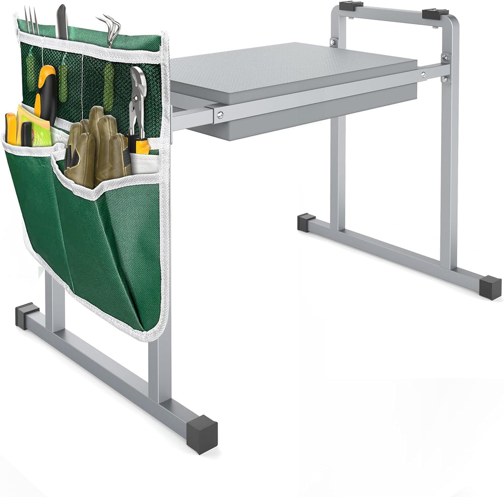 Greenhaus Gardening Heavy-Duty Garden Kneeler & Seat with Wide EVA Cushion
