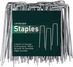 Greenhaus Gardening Heavy-Duty U-Shaped Garden Stakes, 50 Pack