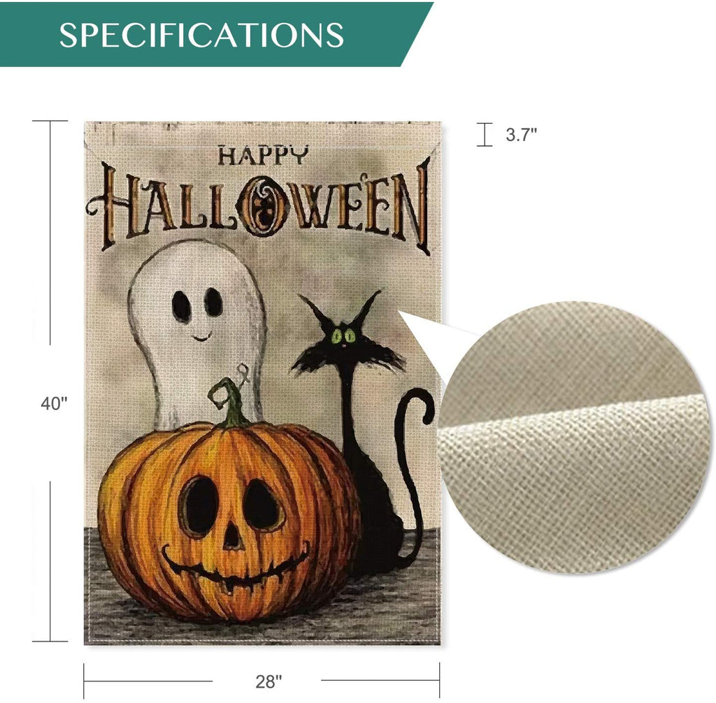 Greenhaus Gardening Halloween Vertical Garden Flag for Outdoor Décor