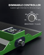 Greenhaus Gardening Indoor Plant Light with Fanless Cooling Design