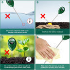 Greenhaus Gardening Soil Hygrometer Sensor for Gardens, Lawns & Potted Plants