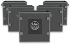 Greenhaus Gardening Square Heavy-Duty Fabric Pots for Root Aeration