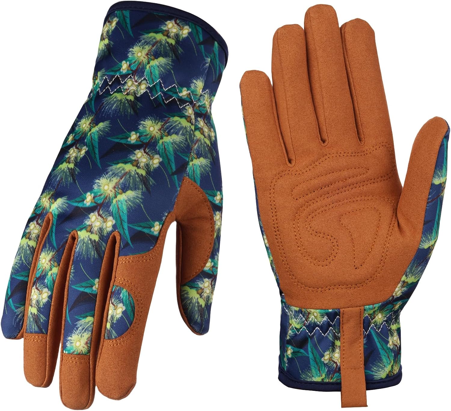 Greenhaus Gardening Women's Leather Gardening Gloves for Planting, Pruning & Weeding