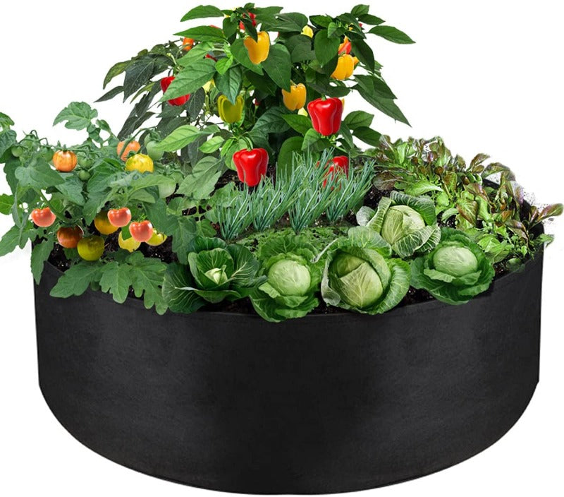 Greenhaus Gardening Breathable Non-Woven Raised Bed for Small Spaces