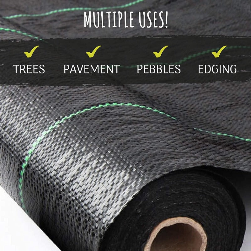 Greenhaus Gardening Breathable Landscape Fabric for Weed Suppression