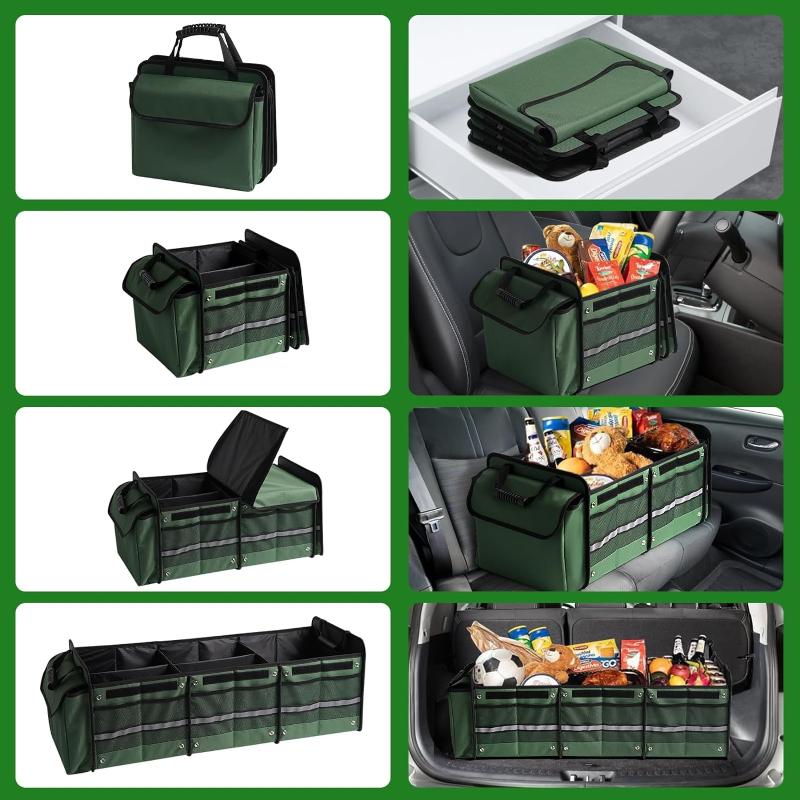 Greenhaus Gardening Car Trunk Organizer with Cooler Bag