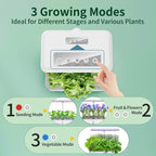 Greenhaus Gardening 14-Pod Hydroponic Herb Garden with Smart WiFi Features