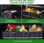 Greenhaus Gardening Car Trunk Organizer with Cooler Bag