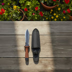 Greenhaus Gardening Full Tang Garden Knife with Walnut Handle